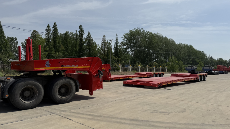 detachable gooseneck lowbed trailer