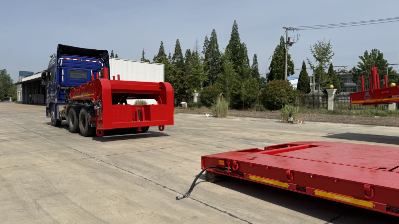 detachable gooseneck lowbed trailer