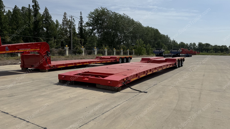 detachable gooseneck lowbed trailer